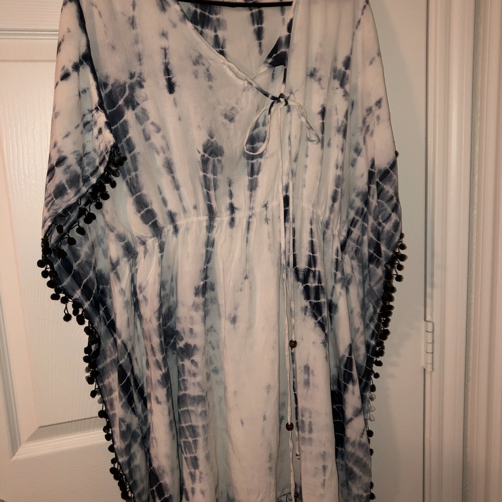Blue Tie Dye Cover